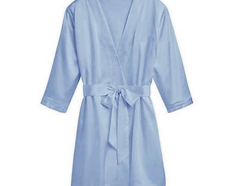 light blue dressing gown