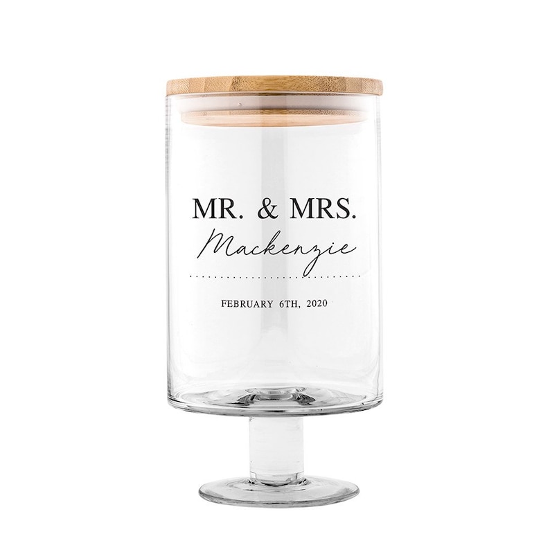 Guest Book Alternative Wishing Well Mr & Mrs Wedding Wishing Jar Customized Wishing Well Unique Wedding Wedding Reception image 2