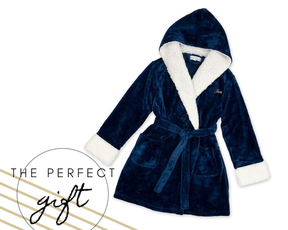 Ladies navy blue dressing cheap gown