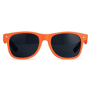 Personalized Wedding Sunglasses - Orange Sunglasses - Wedding Favor - Beach Wedding - Wedding Party Gift - Wedding Party - Photo Prop