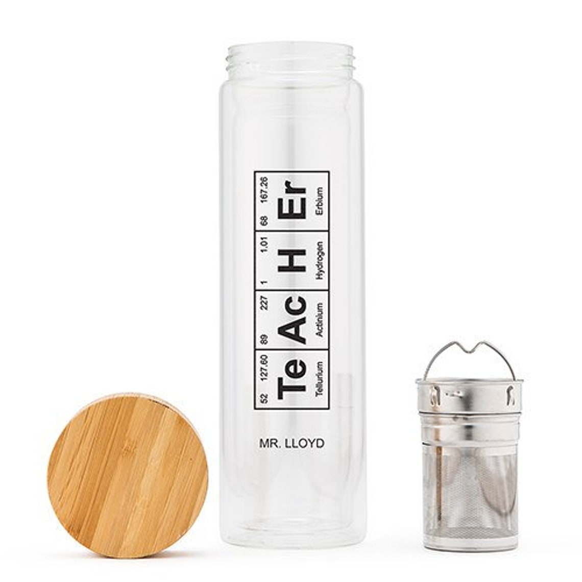 Personalized Tea Infuser - Glass Tea Infuser - Reusable - Tea Travel ...