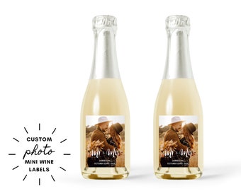 Rótulo de Vinho Personalizado com Foto - Rótulo de Vinho Personalizado - Rótulo de Vinho para Casamento - Rótulo de Vinho para Aniversário - Rótulo de Vinho com Foto - Rótulo de Champanhe