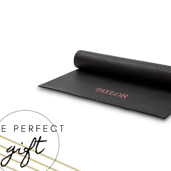 Personalized Yoga Mat - Custom Yoga Mat - Fitness Gift - Home Workout Gift - Home Gym - Yoga Lovers Gift - Health and Fitness Gift