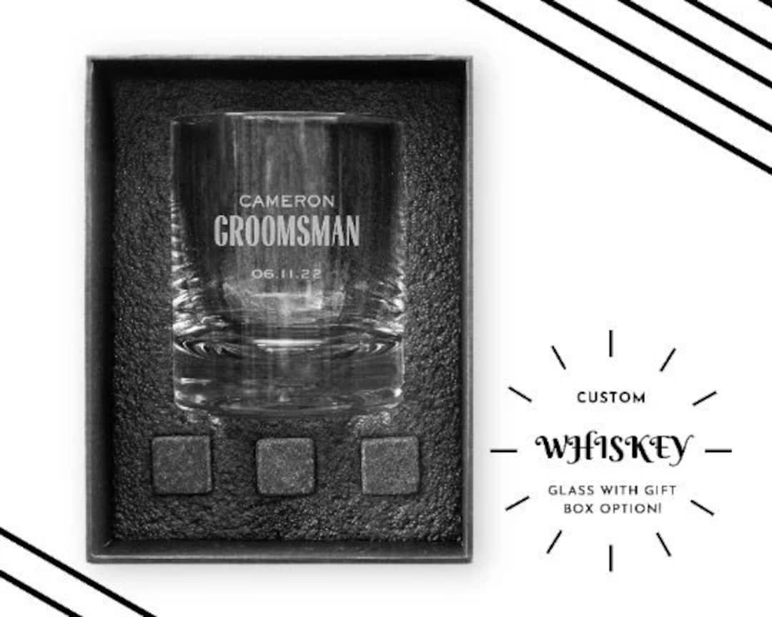Customized Whiskey Glass - Personalized 11oz Whiskey Glass - Father's ...