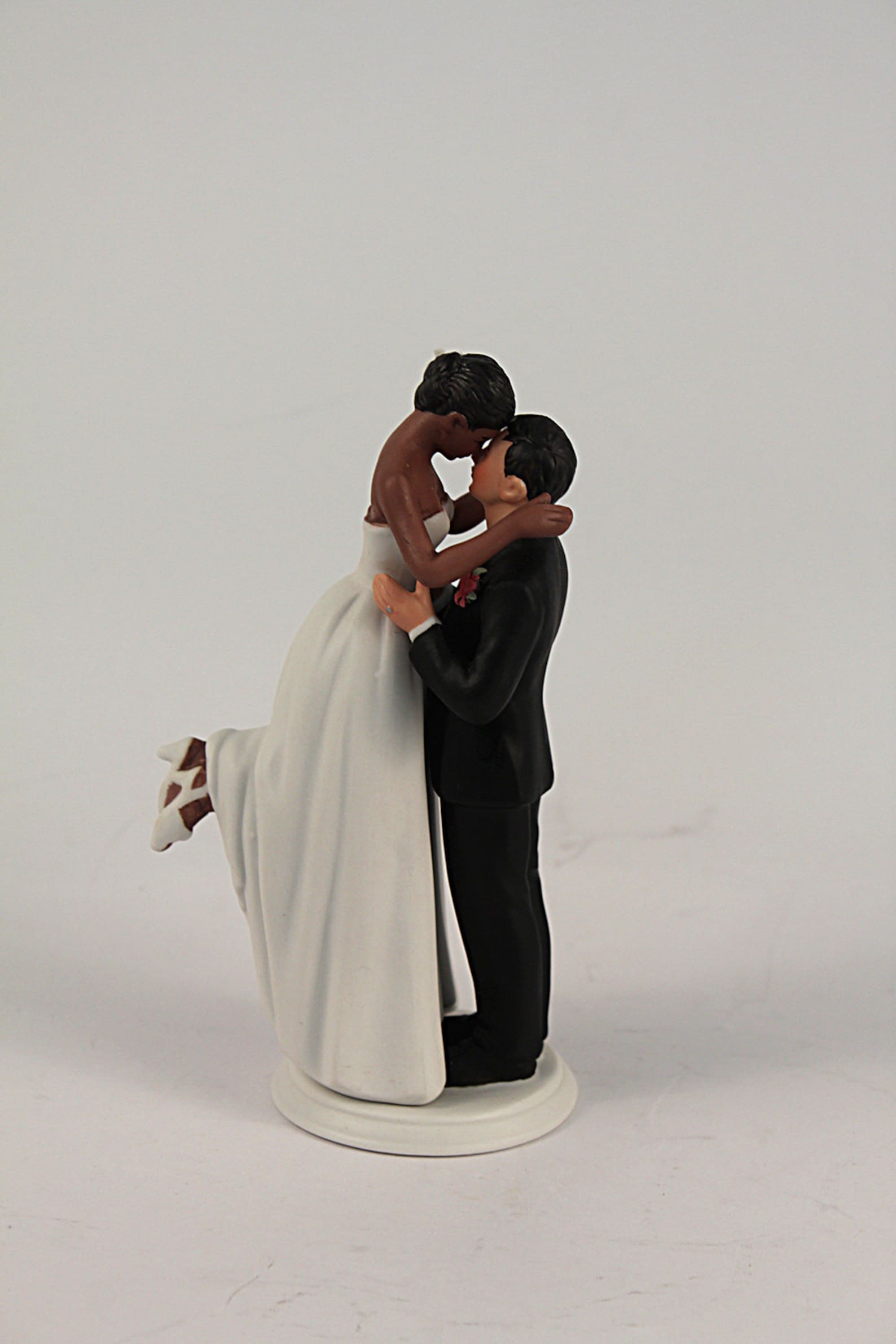 True Romance Personalized Bride and Groom Wedding Cake Toppers - Asian ...
