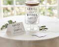 Guest Book Alternative - Wishing Well - Advice and Wishes for the Mr & Mrs - Wedding Wishing Jar - Customized Wishing Well - Unique Wedding product logo
