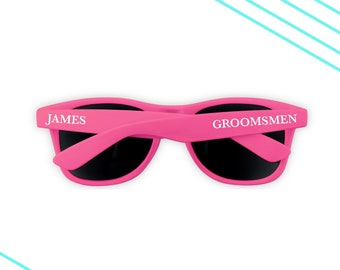 Gepersonaliseerde zonnebril - Roze zonnebril - Beste vrienden - Verjaardag - Aangepaste zonnebril - Gepersonaliseerd cadeau - Cadeaus voor haar - Vakantie