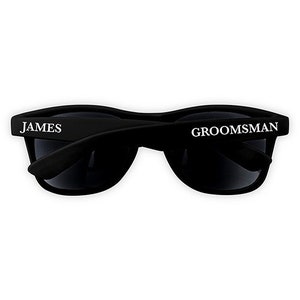 Gepersonaliseerde zonnebril - zwarte zonnebril - BFF - cool - aangepaste zonnebril - gepersonaliseerd cadeau - herencadeaus - vakantie
