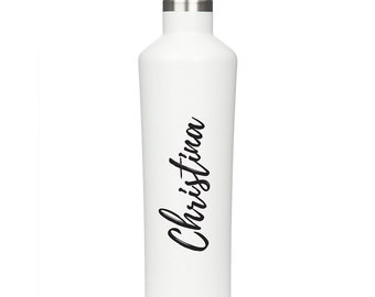 Personalized Water Bottle - Custom Name - Insulated Water Bottle - Bridesmaid Gift - Bridal Party Gift - Destination Wedding Gift - Stagette