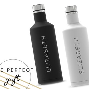 Personalized Water Bottle - Custom Water Bottle - Personalized Gifts for Her - Insulated Name Sports Bottle - Stainless Steel Water Bottle