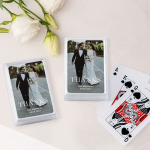 Custom Photo Playing Cards Personalized Image Playing Cards Custom Printed Cards Wedding Playing Cards Birthday Playing Cards image 2