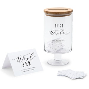 Guest Book Alternative - Wishing Well - Best Wishes - Wedding Wishing Jar - Customized Wishing Well - Unique Wedding - LGBTQ Wedding