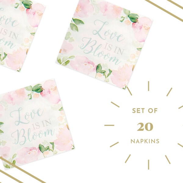 Blessed Flower Napkins Pink main image 0