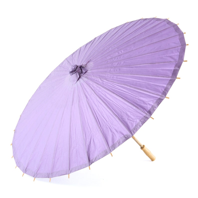 32 Paper Parasols for Wedding Pictures Outdoor Wedding Ceremony Beach Wedding Paper Umbrella Sun Umbrella 12 Colors to Pick From image 5