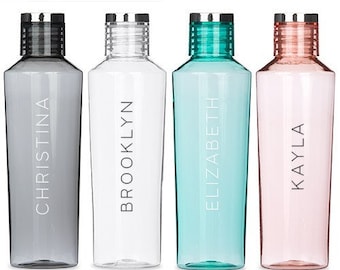 Personalized Water Bottle - Custom Name Water Bottle - Sport Water Bottle - Personalized Teacher Gift - Bridesmaid Gift - Groomsman Gift