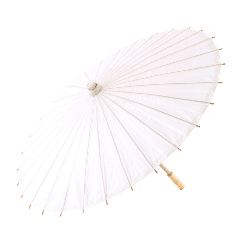 32 Paper Parasols for Wedding Pictures Outdoor Wedding Ceremony Beach Wedding Paper Umbrella Sun Umbrella 12 Colors to Pick From image 7