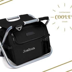 Personalized Cooler Chair - Cooler Chair - Black Cooler - Bachelor Party - Groomsman Gift - Wedding Present - Groom Gift - Stag - Party