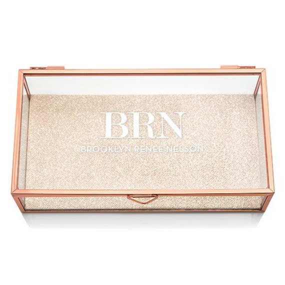 Jewelry Box Monogram - New - Holiday