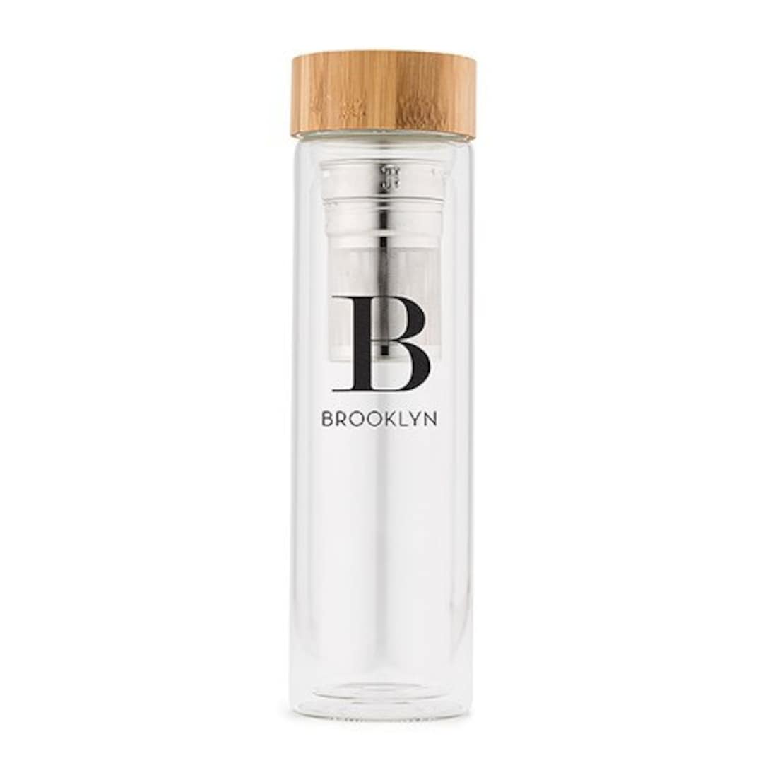 Personalized Tea Infuser - Glass Tea Infuser - Monogram Mug - Tea ...