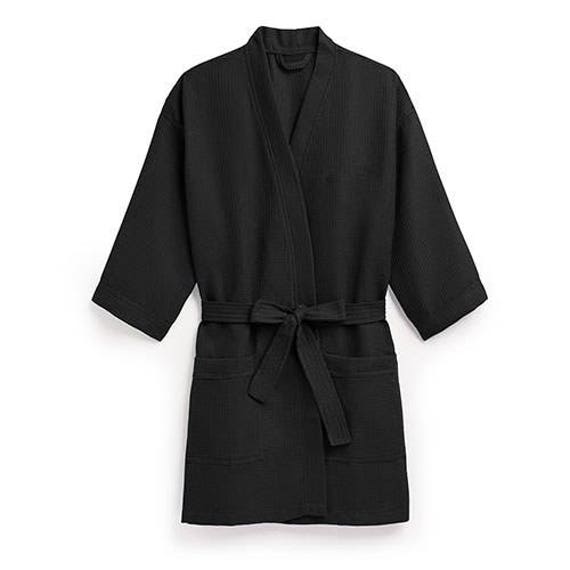 Waffled dressing gown - Light greige - Ladies | H&M IN