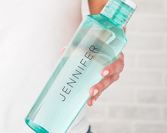 Personalized Water Bottle - Custom Water Bottle - Personalized Gifts for Her - Reusable Sports Bottle - Kids Water Bottle - Back to School