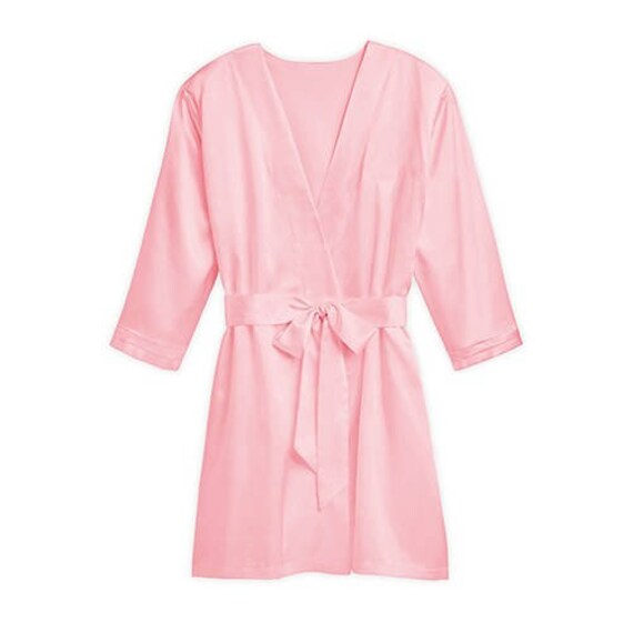 Personalized Pink Kimono Robe Size 1XL/2XL Blush Robe Etsy
