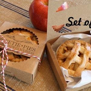 Wedding DIY Wedding Favor Box Mini Pie Packaging Kit Pack of 20 Sweetie Pies Miniature Country Wedding Nostalgia image 1