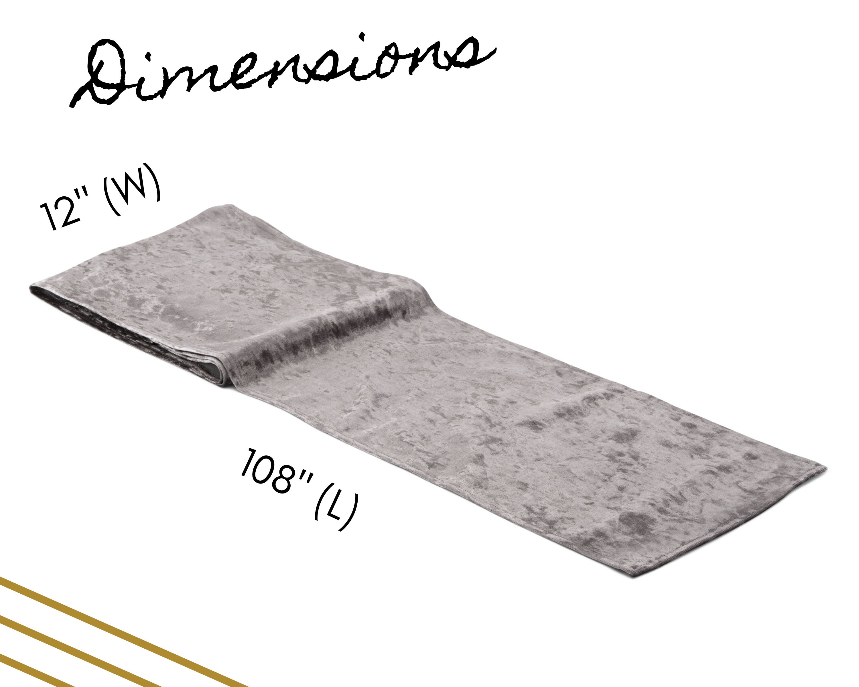 Silver Velvet Table Runner Wedding Table Runner Christmas Etsy