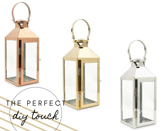 Large Metal Hanging Lantern Centerpiece Bases DIY Wedding Home