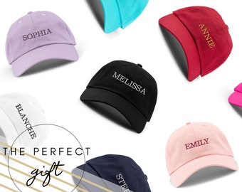 Personalized Dad Hat - Embroidered Dad Hat - Custom Hat - Personalized Ball Cap - Bridesmaid Gift - Bachelorette Party Hats - Gift for Her