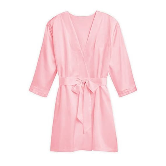 Personalized Pink Kimono Size S M Blush Kimono Personalized Robe Customized Robe Valentine s Day Gift Mother s Day Ladies Robe