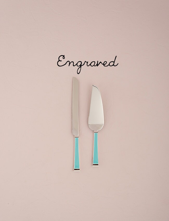 Personalized Wedding Cake Serving Set Something Etsy