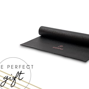 Customized No-Slip Yoga Mat - Embroidered Exercise Mat - Personalized Yoga Mat - Pilates Mat - Health and Fitness Holiday Gift