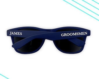 Navy Sunglasses - Personalized Sunglasses  - Grad - Custom Sunglasses - Personalized Gift - Gifts for Him - Gifts for Her - Vacation