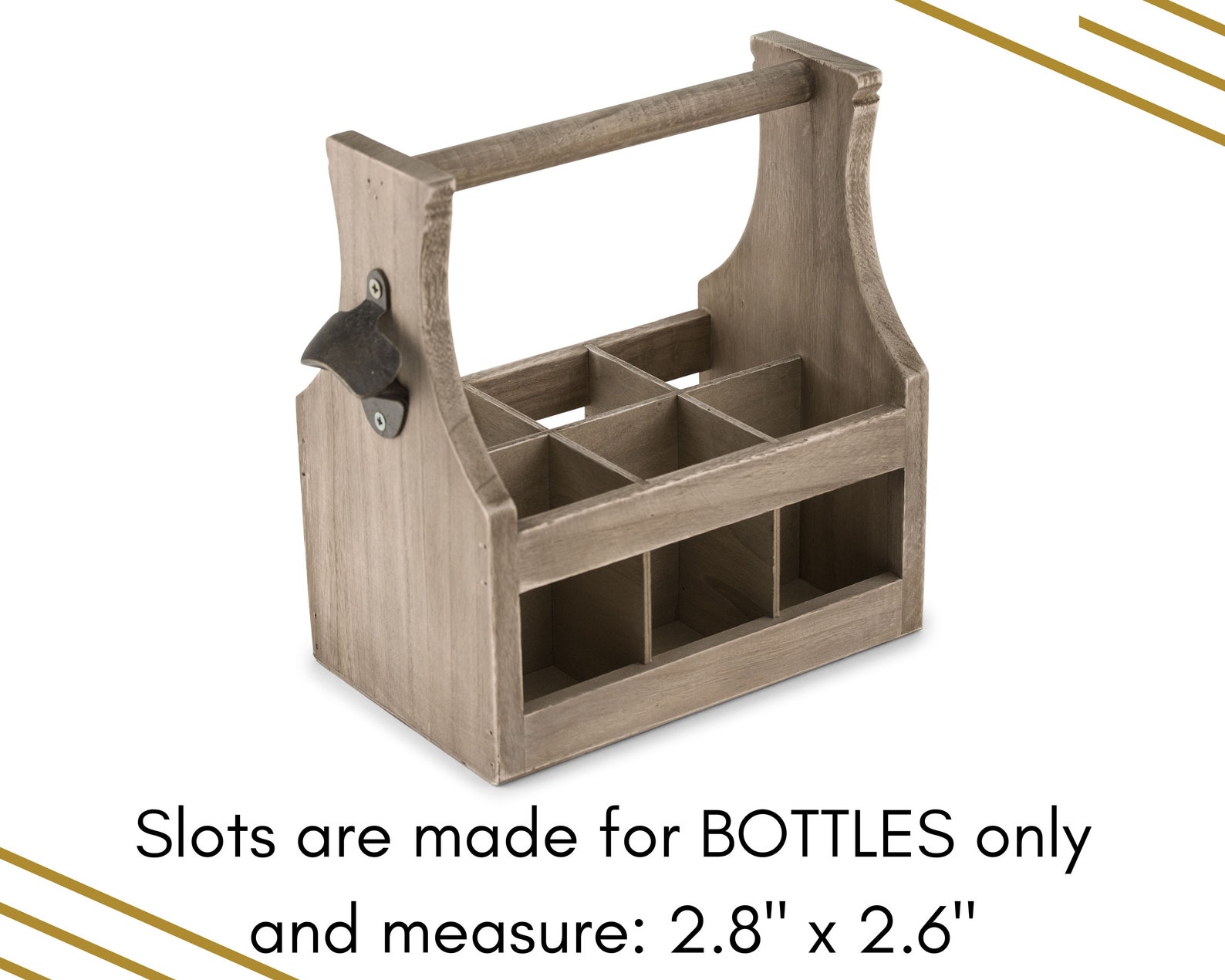 Personalized Wooden Beer Caddy Custom Brewery Design Gift Etsy