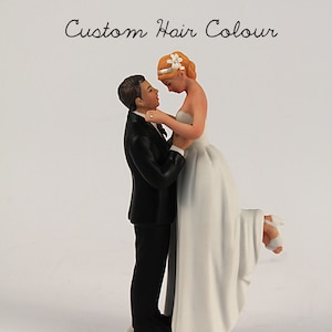 Personalized Interlocking Bride and Groom Wedding Cake Topper- Medium ...