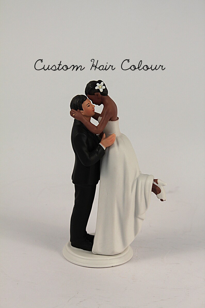 True Romance Personalized Bride and Groom Wedding Cake Toppers - Asian ...