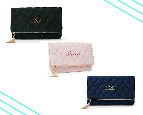 Women's Elegant Tassel Velvet Evening Party Clutch Bags - Fshoppers