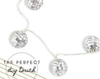 disco ball string light