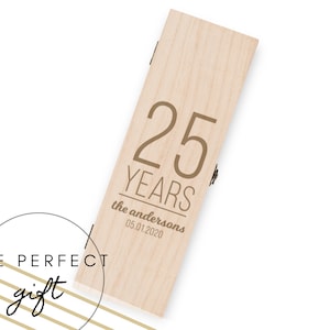 Personalized Birthday Present - Wooden Wine Box - Milestone Birthday - Happy Birthday - Wine Lover Birthday Gift - Wood Wine Box