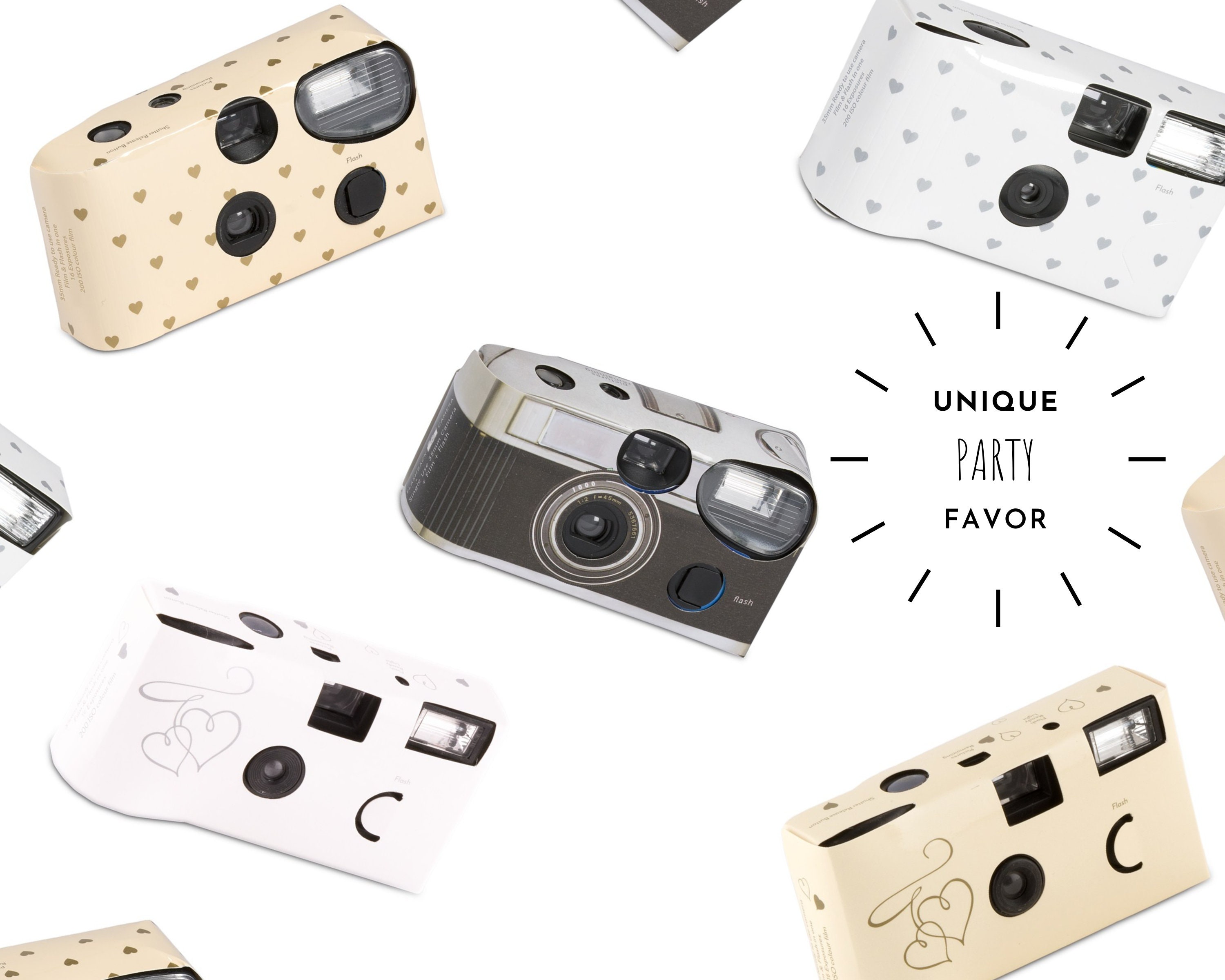 Graceful Waves Custom Disposable Camera - Custom Camera Collection