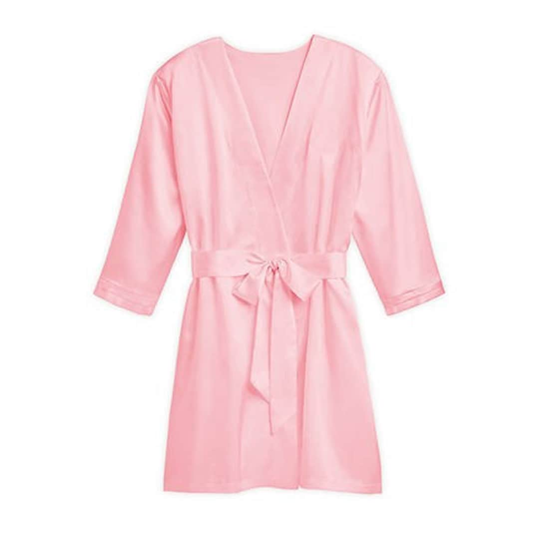 Personalized Pink Kimono Robe Size 1XL/2XL Blush Robe Etsy