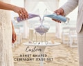 Wedding Sand Ceremony Set - Unity Ceremony - Wedding Ceremony - Personalized Heart Shaped Sand Ceremony Set - Wedding Vases - Blended Family product logo