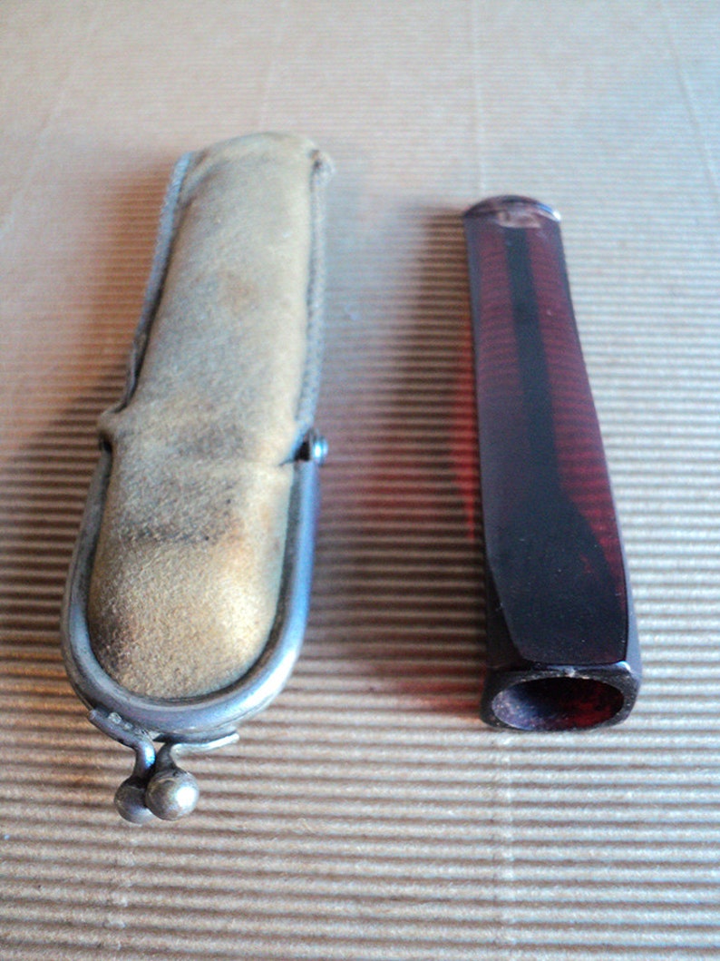 Antique 20s French Bakelite Cigarette Holder Etsy