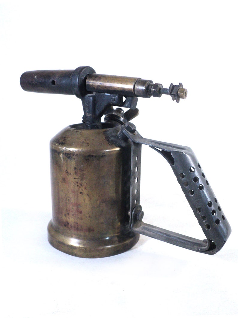 Vintage French Copper Hand Blow Torch Unis France Etsy