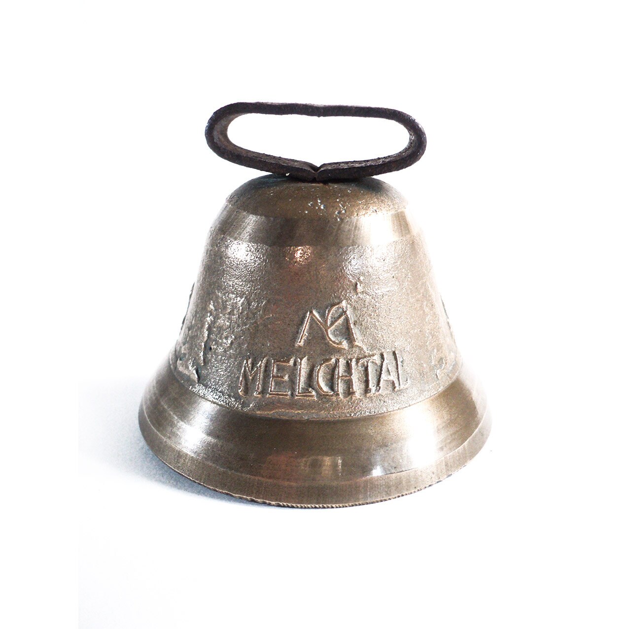 Cloche en Laiton Forgé Melchtal, Cloche Décorative, Petite Suisse, Déco Heidi Montagne Rustique