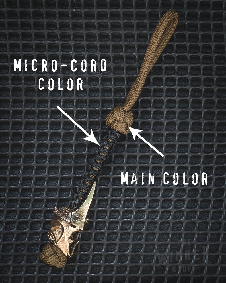 Personalized knife paracord Lanyard / Key chain / Key Fob with Etsy