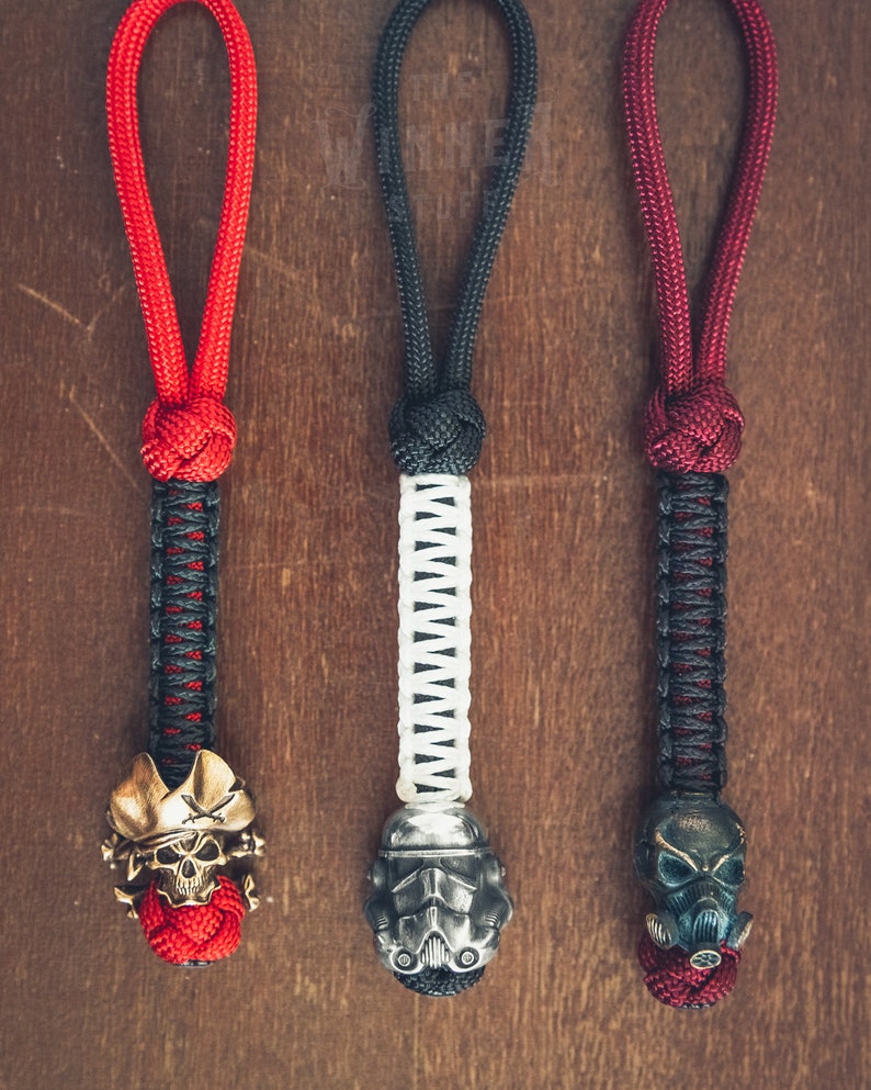 Personalized knife paracord Lanyard / Key chain / Key Fob with Etsy