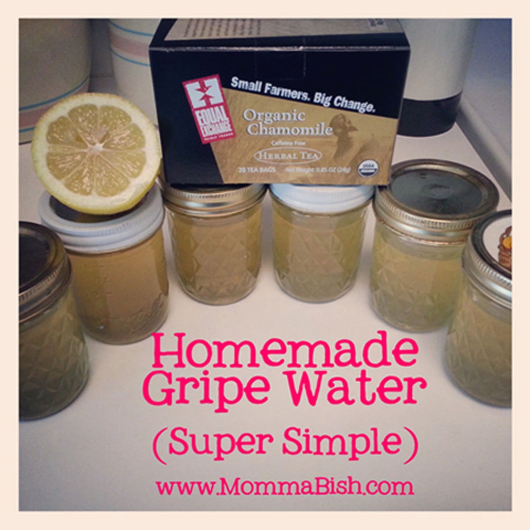 Simple Gripe Water Recipe DIY Homemade Printable Etsy UK