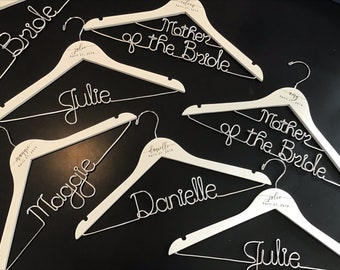 Personalized Wedding Hanger: Engraved Bridal Party Hangers